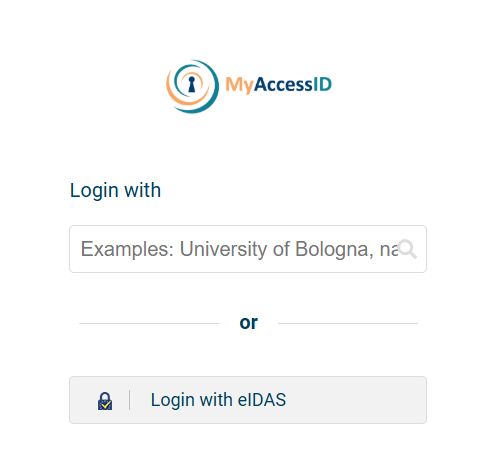 MyAccessID login