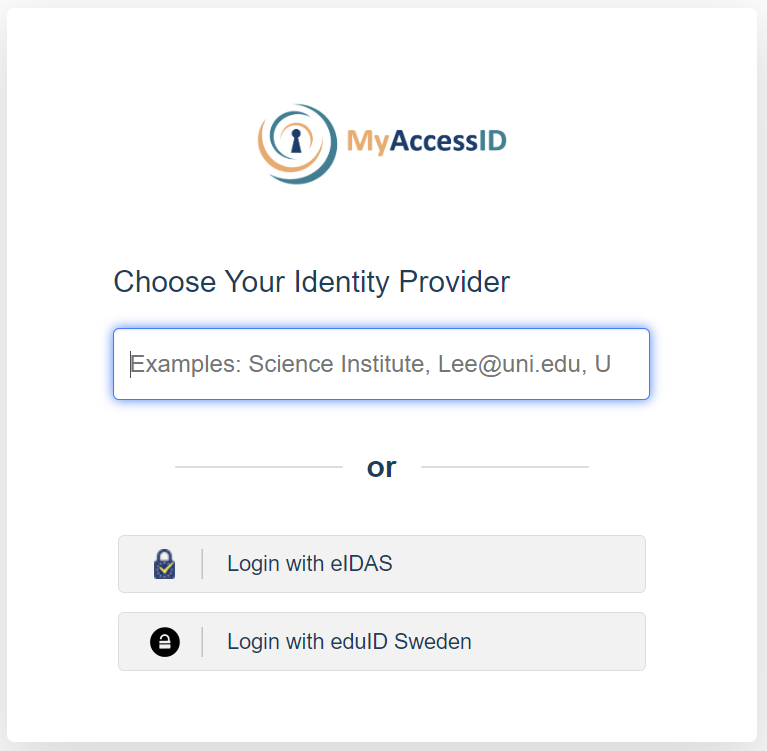 MyAccessID account registration - Puhuri Documentation